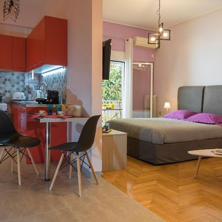 Stylish Modern Studio In The Heart Of Athen Eksteriør bilde