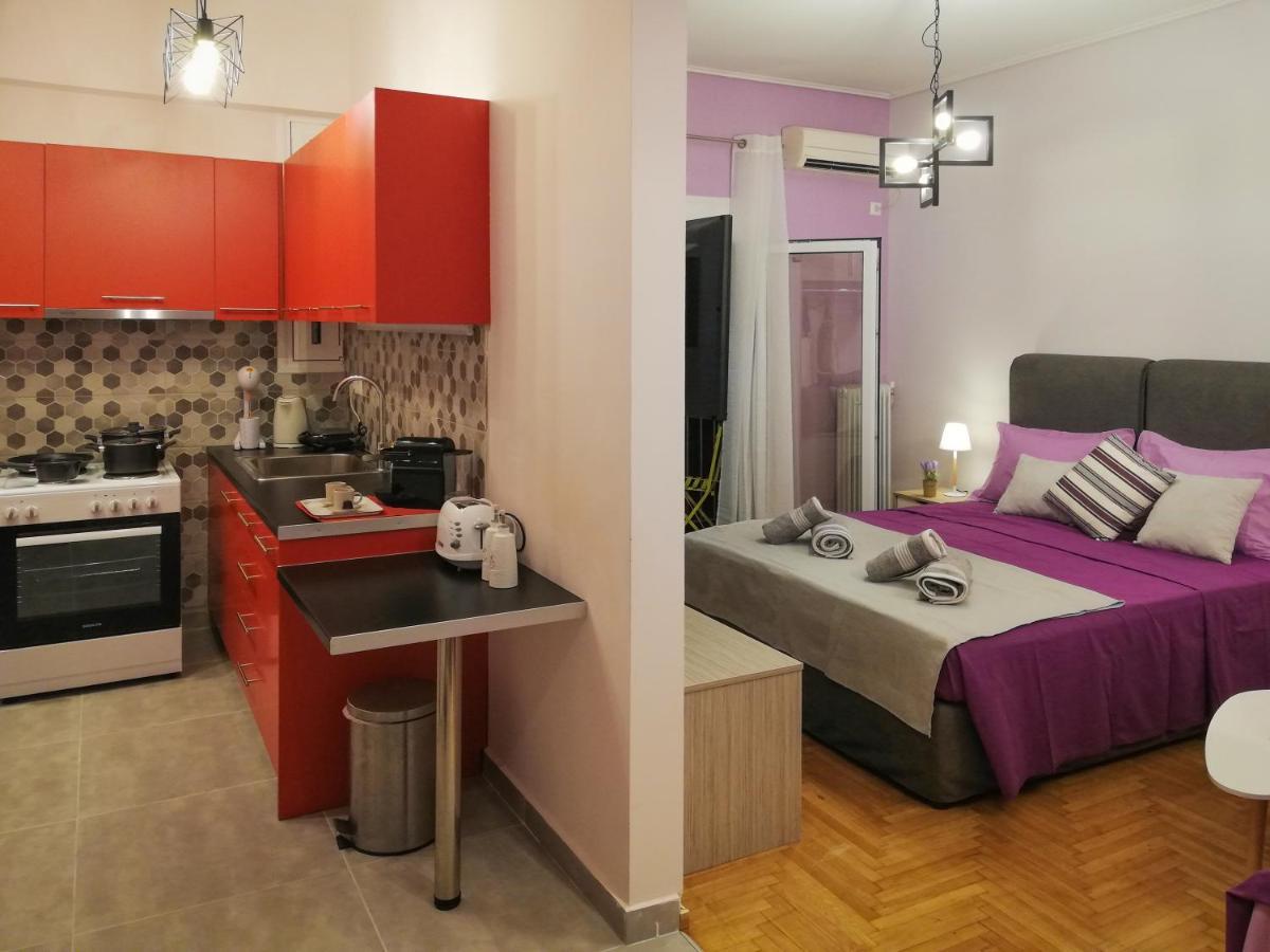 Stylish Modern Studio In The Heart Of Athen Eksteriør bilde