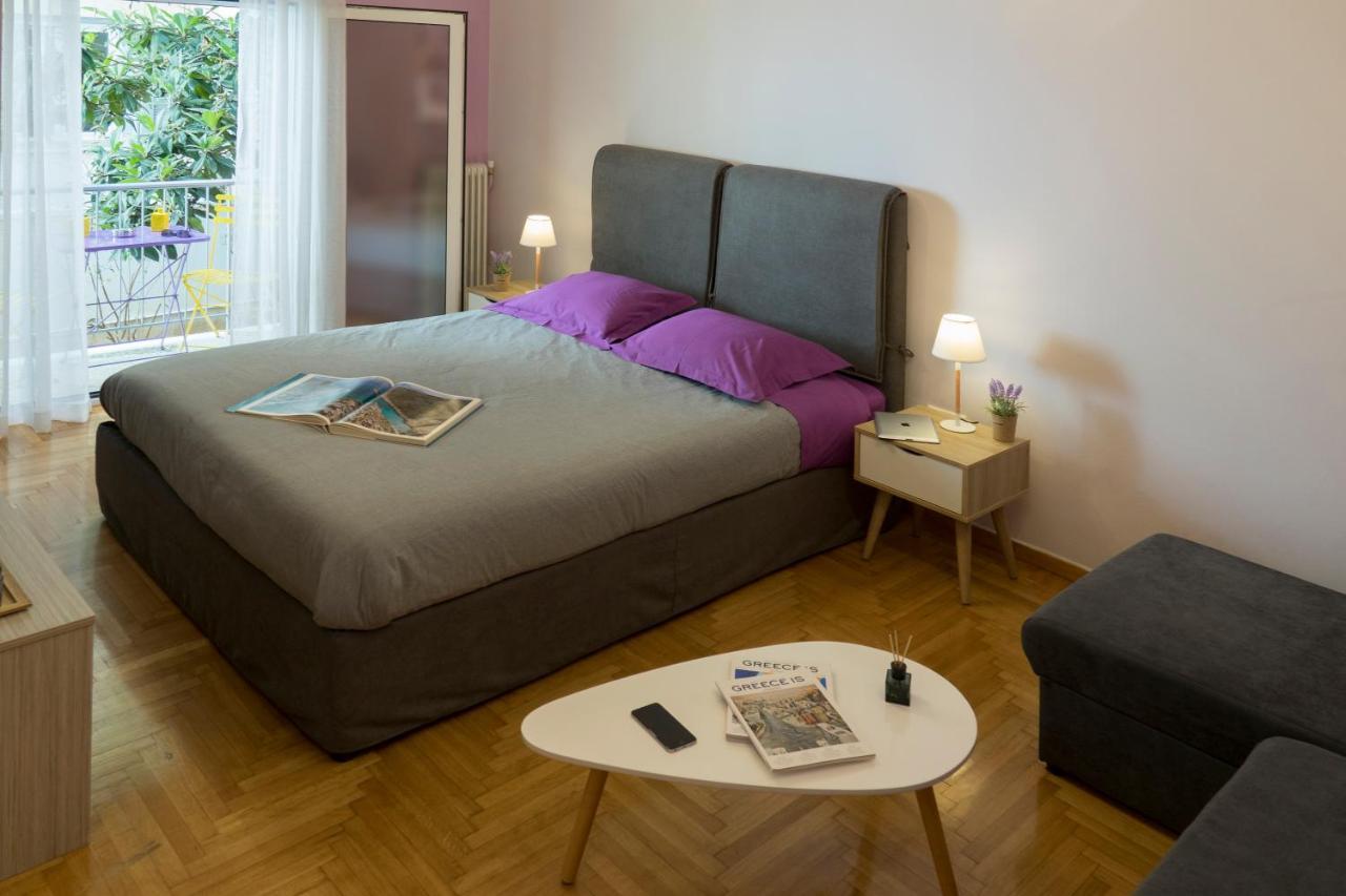 Stylish Modern Studio In The Heart Of Athen Eksteriør bilde