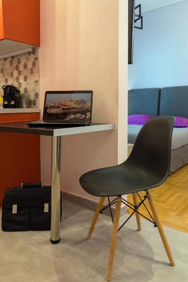 Stylish Modern Studio In The Heart Of Athen Eksteriør bilde
