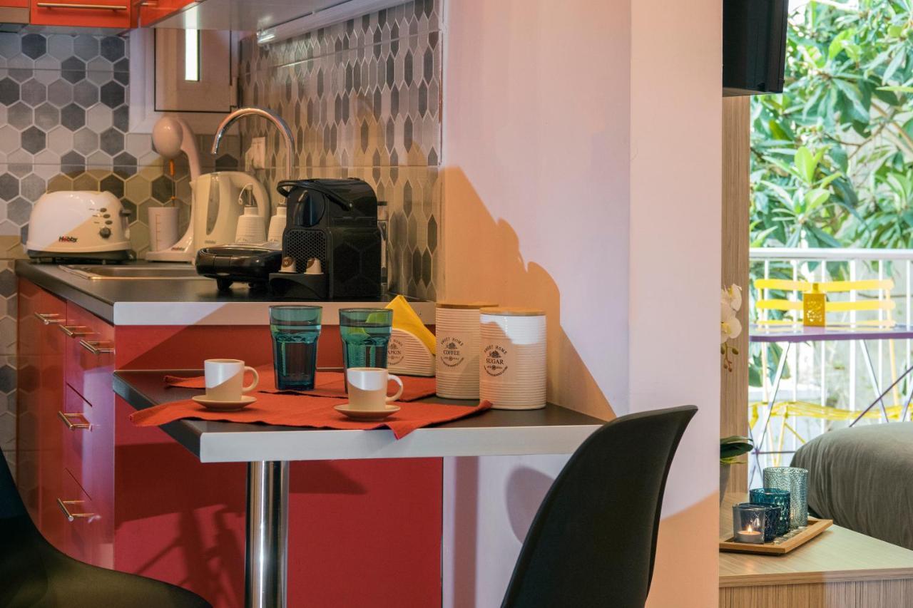 Stylish Modern Studio In The Heart Of Athen Eksteriør bilde